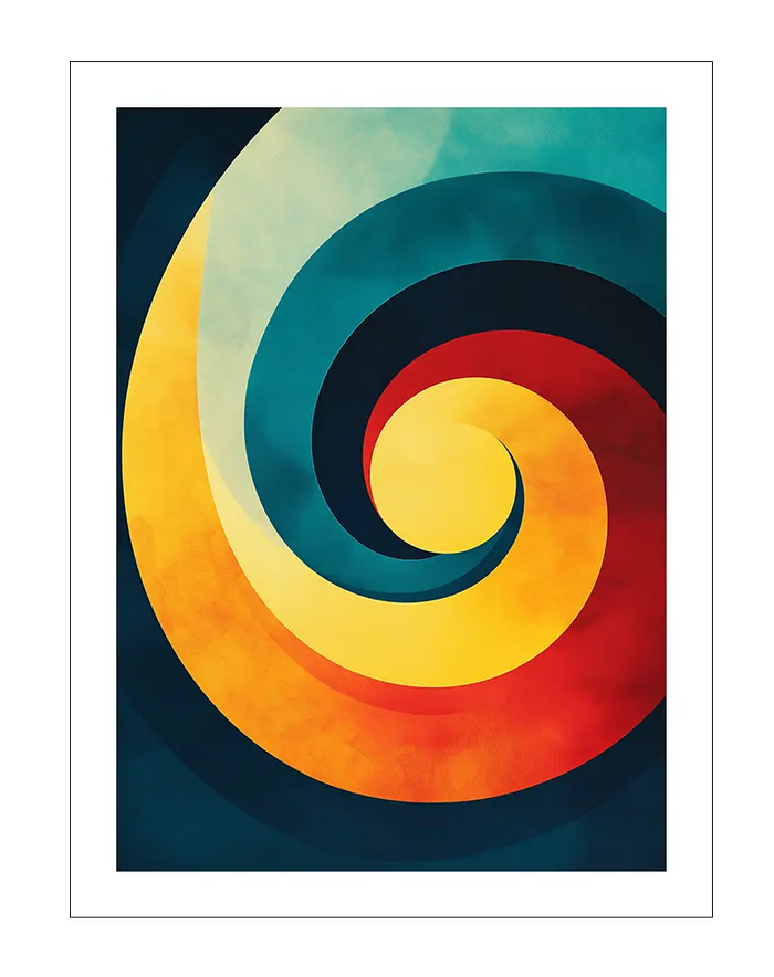 Vortex Abstract Poster - Digital Wall Art shop - Quality poster