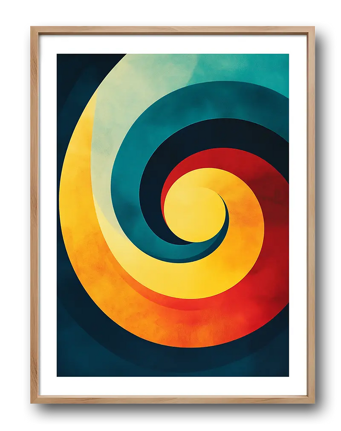 Vortex Abstract Poster - Digital Wall Art shop - Quality poster